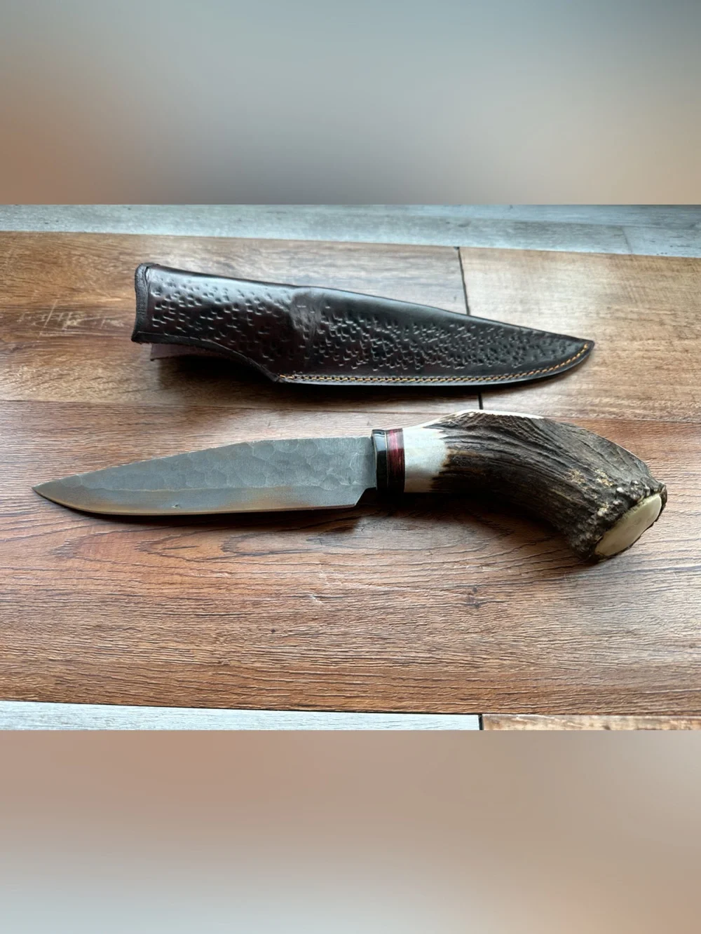 Handmade Stag Horn Handle Knife- 8 in